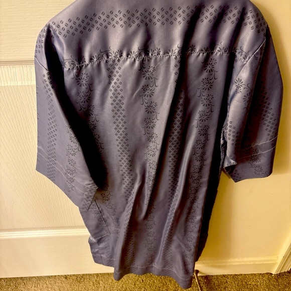 Boys African Clothes Embroidery Shirt & Pants Dashiki Outfits Gray  Medium - Picture 5 of 12